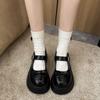 Bow Small Leather Shoes Loafers 2025 New Autumn and Summer College Style Women's Shoes Mary Jane Shoes Platform Single Shoes