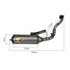 MORASTYLE Honda Dio Exhaust System AF27 DIO V8 Chamber Hawaiian Chamber Horizontal Type Super Dio AF34 AF35 AF18 AF25 AF28 Welded Rustproof Finish