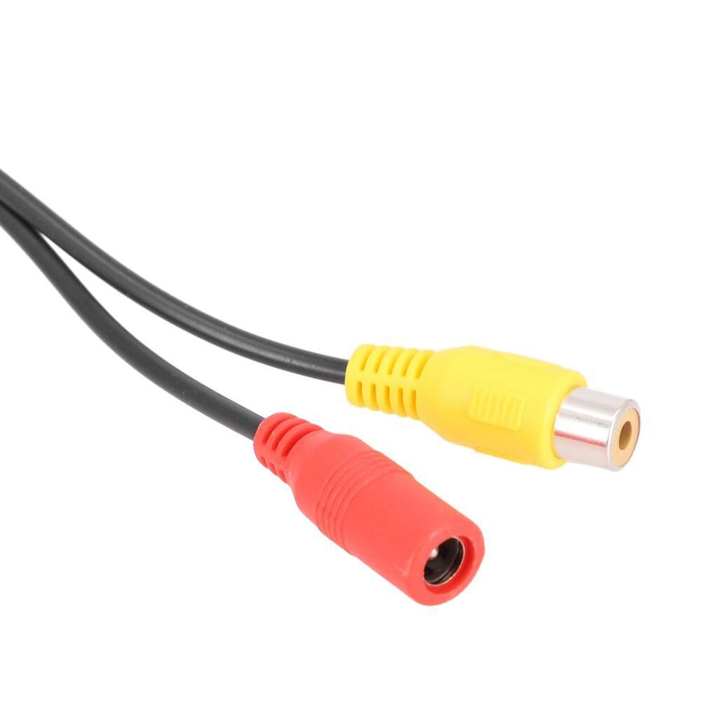 1pcs CVBS RCA 4-Pin Male To Female Connector Female Connector Wire Harness Camera Signal Harness Car Backup Camera Wire Harness