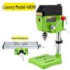 Compact High-Speed Precision Bench Drill with Variable Speed and Mobile Cross Slide Table