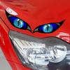 Car Sticker 3D Glossy Blue Dragon Eye Car Sticker - For Rearview Side Mirror, Eye-catching Mythical Creature Eye Decal