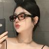 Sunglasses Female Meteor Light Luxury Sunglasses Small Square Starry Sky Model With Goods Tide Han Glasses Fashion