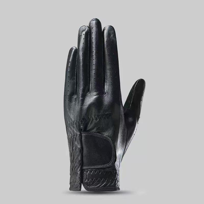 Men Golf Gloves, Breathable Anti-Slip Wear-Resistant Fashionable Cycling Motorcycle Outdoor Sports Gloves