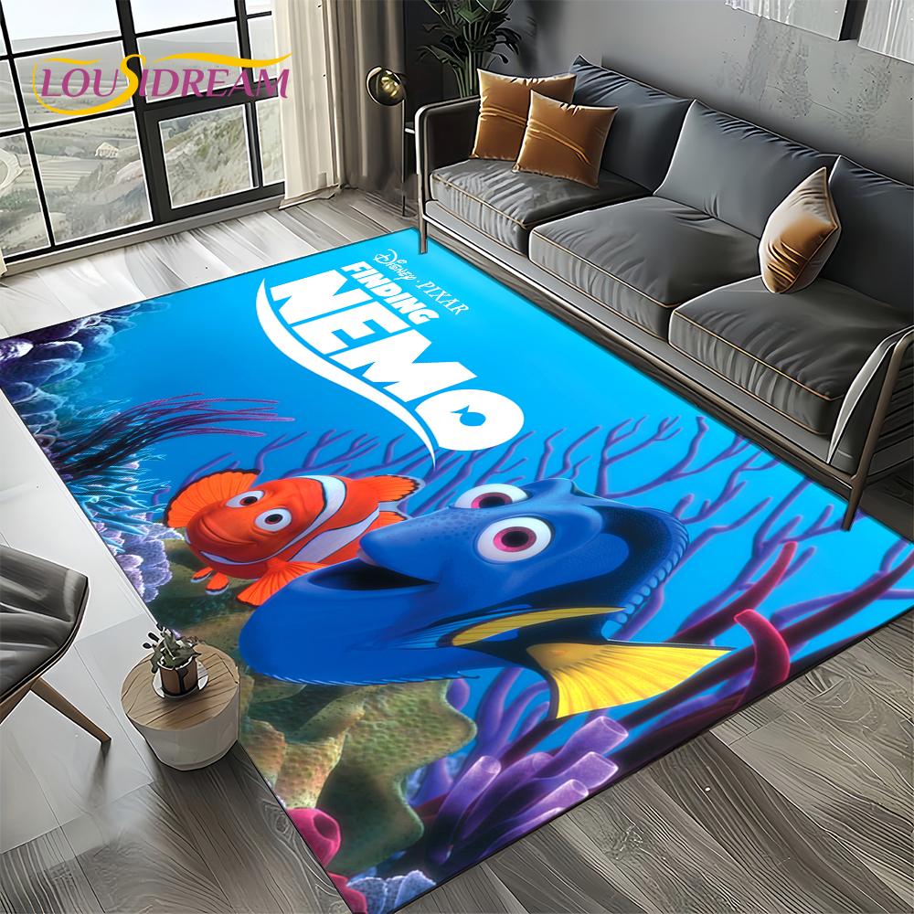 27 Style Cute Finding Nemo Cartoon Sea World Carpet Rug for Bedroom Living Room Home Sofa Decoration,kids Large Decor Floor Mat