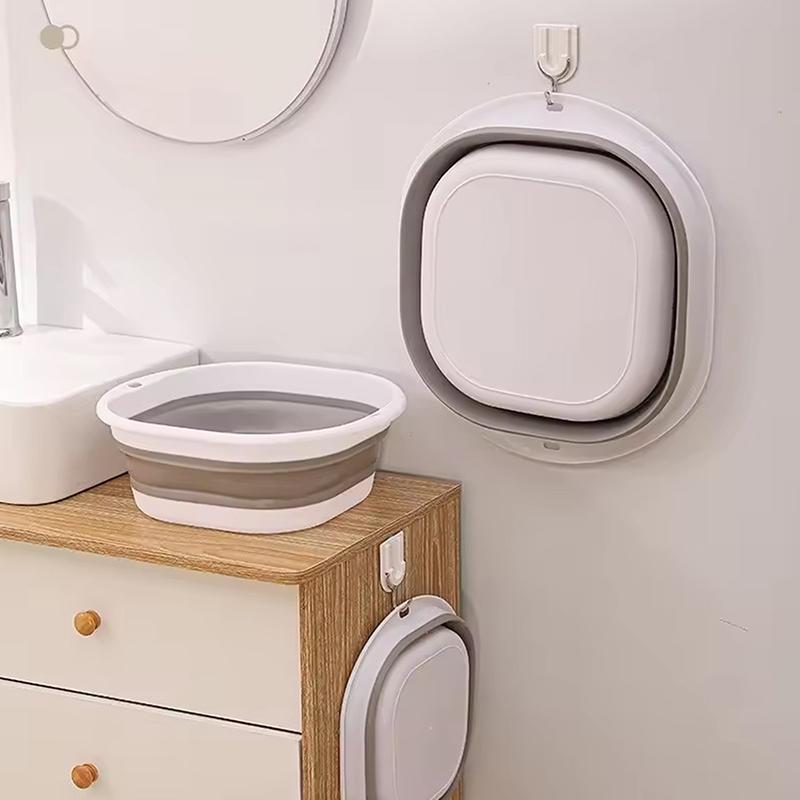 Travel Big Washbasin Folding Washbasin Portable Household Compression Basin For Student Dormitory Bathroom Accessories
