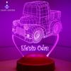 3D Anpassningsbara/ Nattlampor med lastbilstema Barn Estetisk rumsinredning Coola lampor Estetisk rumsinredning Födelsedagspresenter