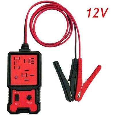 Automatic Car Battery Tester, Electronic 12V Relay Tester, Diagnostic Testing and Measuring Tools, Code Reader and Scan Tools with LED Indicator Light