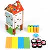 Wooden Stick Board Game Montessori Game Parent Child Interactive Two Person Battle Stick Picking Game Puzzle Toy Early Education