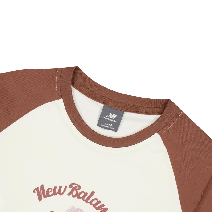New Balance 1906 Raglan Sleeve T Shirt Women's Brown NEF22202-DPK