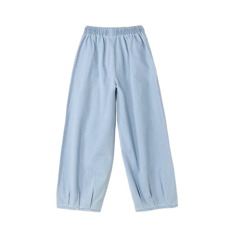 Deesha Girls  Pleated Wide-Leg Denim Jeans 120