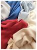 High-Quality Solid Color Women's Shawl: Versatile Spring/Autumn Outerwear, Decorative Knotting, Warm Neck Protection Scarf