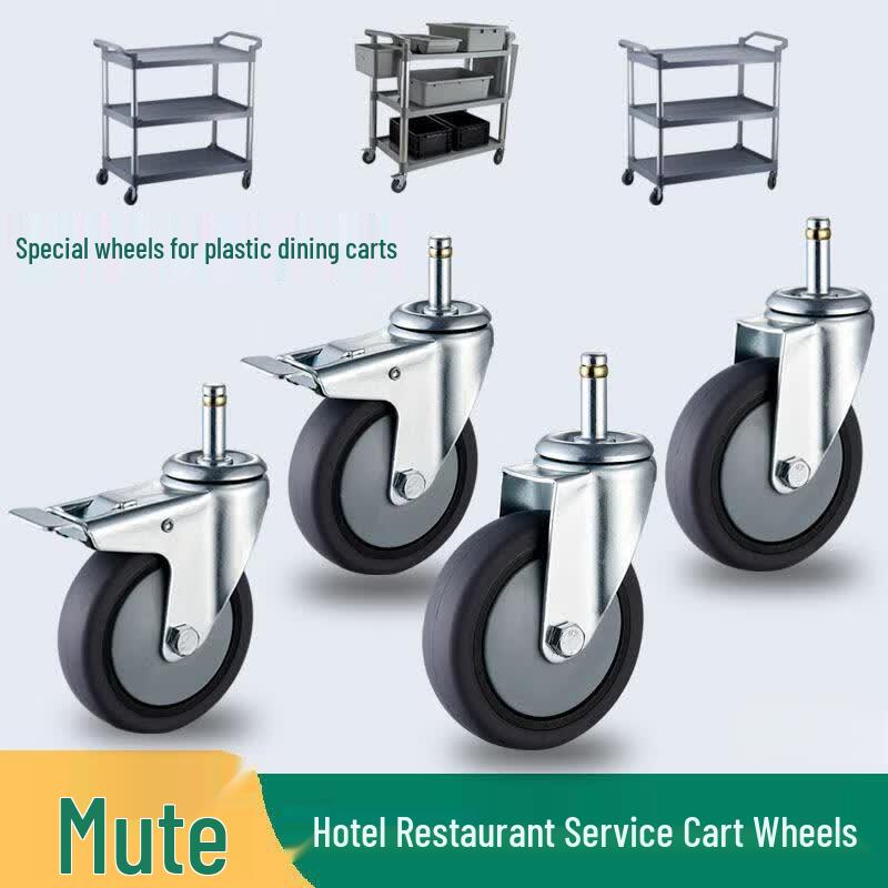 4-inch Rubber Swivel Caster Wheel