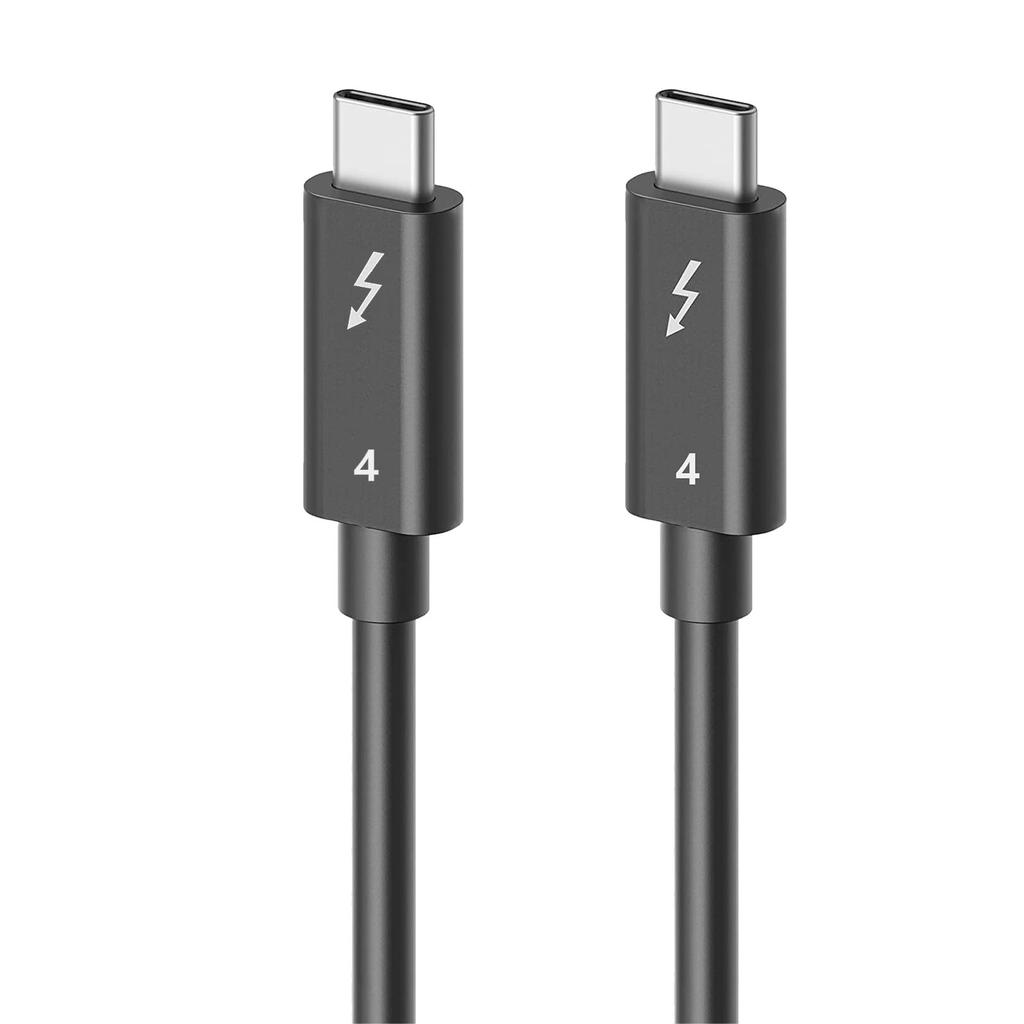 LpoieJun Thunderbolt 4 100W Cable 40Gbps 100W Fast Video PD 100W 5A Thunderbolt 4 Backward Compatible with Thunderbolt 3 and Compatible with Game and