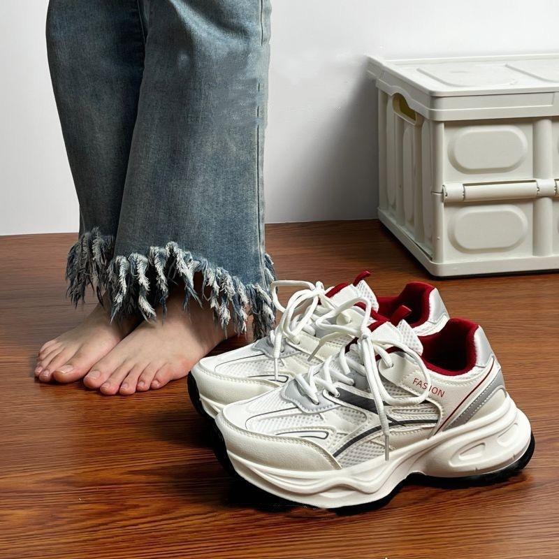 Casual Women's Shoes - New Thick-soled Dad Shoes, Retro and Versatile Sports Shoes