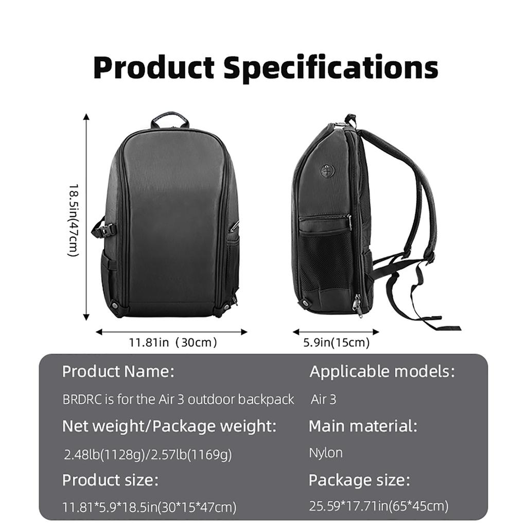 Rucksack für Air 3/AVATA/FPV Racing Drohnen Professionelle SLR/DSLR Kamera Fotografie Schulter Tasche Reisetaschen Wasserdicht