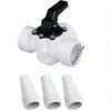 Pool Pump Hose Connector 3 Way Valves Diverter Valves Pool Management Part Pool Replacement Valves for Pool Vacuum Hoses