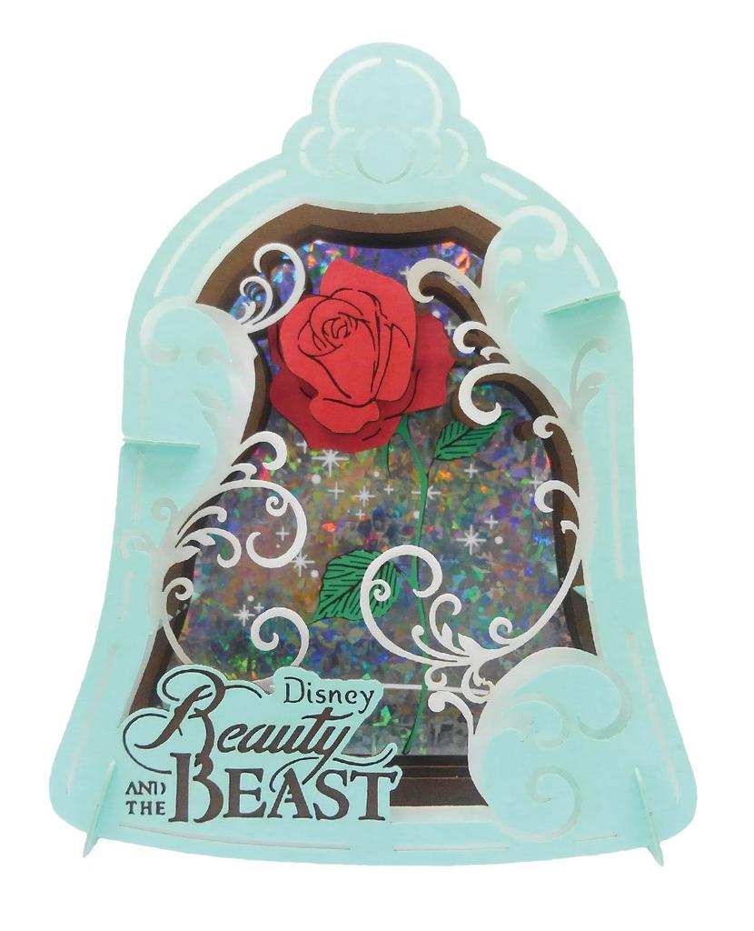 Disney Animation Beauty and the Beast Magical Rose Paper Theater