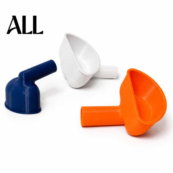 Easy Control Water Volume Funnel RV Fresh Tank Filling Funnel, 3D Printed Trailer Inlet Large Diameter with Wide Mouth, Compatible Standard