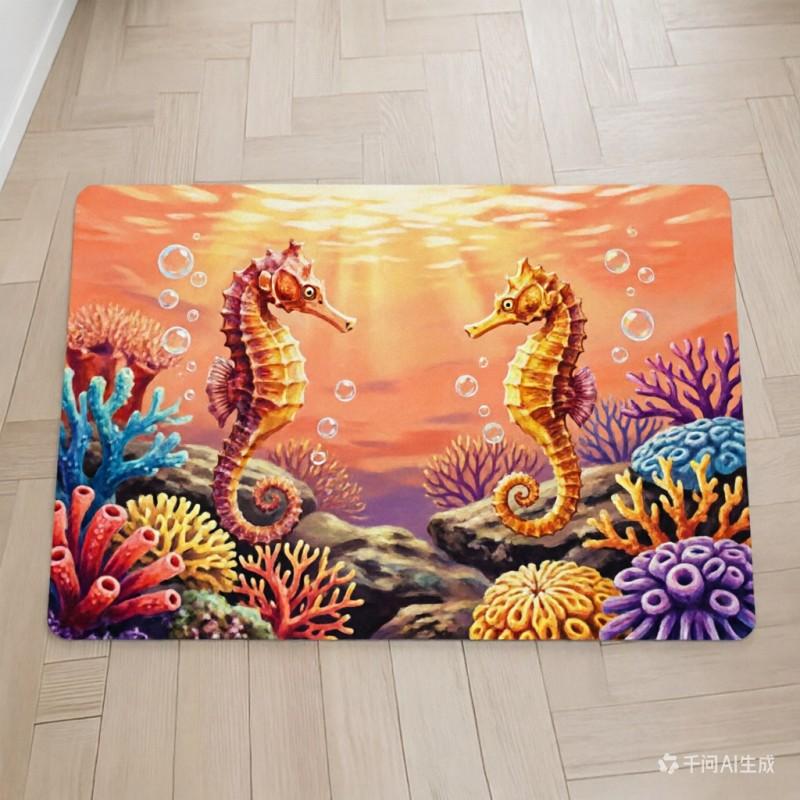 3D Optical Illusion Alligator Welcome Doormat Stone Pool Floor Rug Indoor Outdoor Entrance Carpet for Living Room Home Decor