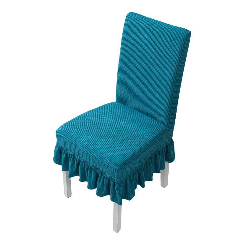 Skirt, Chair Cover, Backrest Integrated Dining Chair Cover, Universal Stool Cover, Seat Cover, Elastic Dining Table, Chair Cover