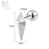 ZS 1 PC Punk Gothic Skull Stud Earring For Men Women Spider Snake Earrings Ear Studs Cartilage Helix Lobe Piercing Jewelry 16G