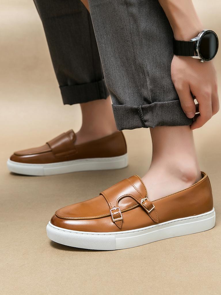 Trendy Designer Style Men's Casual Shoes Versatile Comfort Slip-on Loafers Party Driving Outdoor Travel Shoes Plus Size 46 New