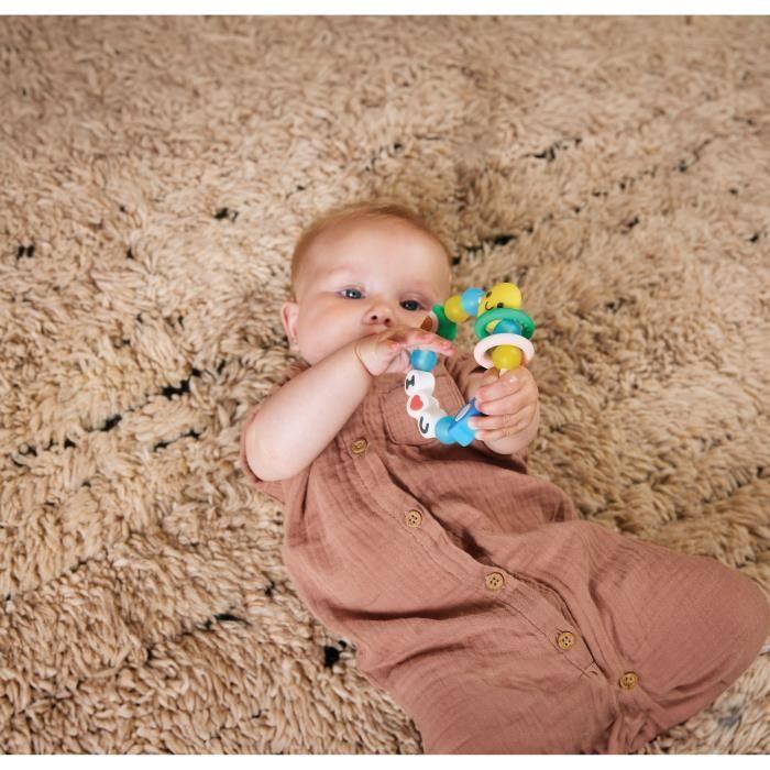 Bracelet de dentition de l'amitié - INFANTINO - 316773 - Silicone - "I love You" Je t'Aime