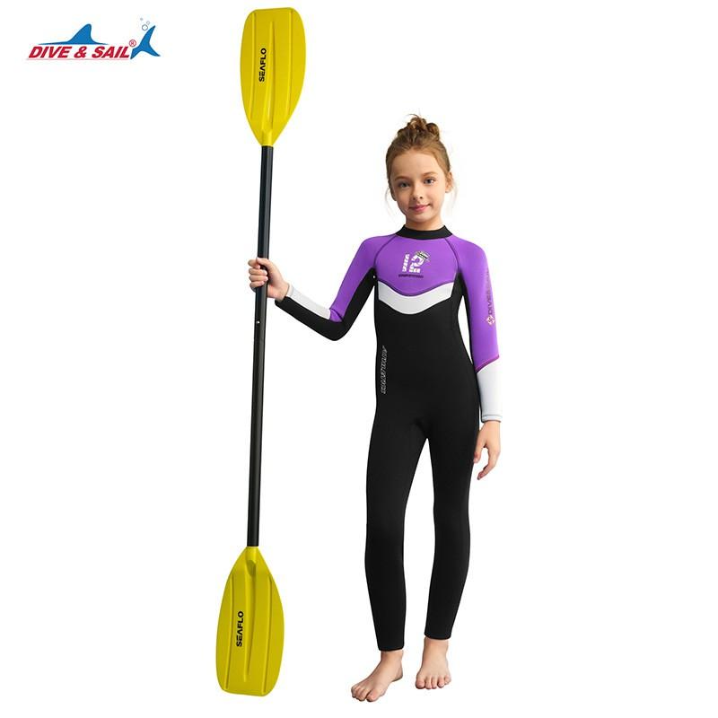 2.5mm Neoprene Kids Wetsuit Snorkeling Surfing Sailing Swimming Warm Full Body Long Sleeve