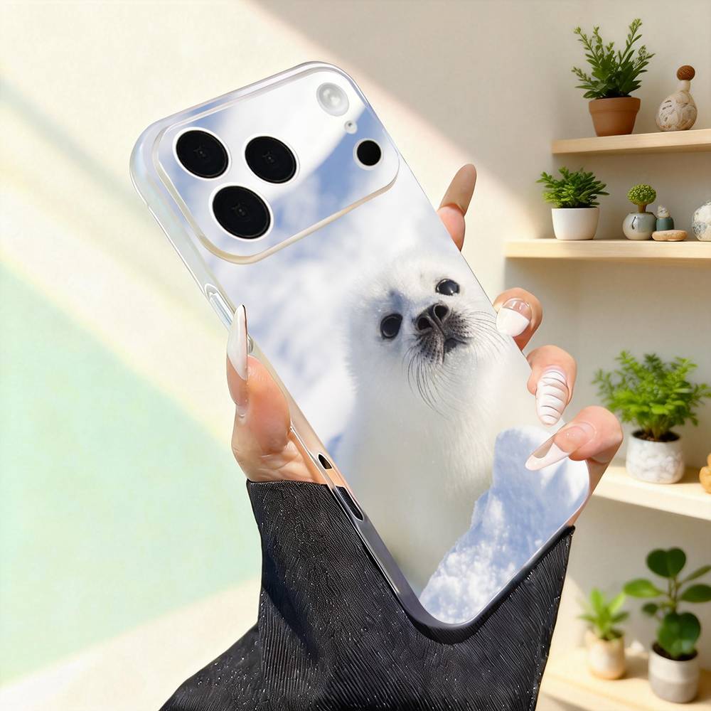 

Funny Seal Animal Cute Phone Case For iPhone 17,16,15,14,13,12,11,Pro,Max,Plus,Mini,SE4,E Magnetic For Magsafe Wireless iPhone12PROMAX