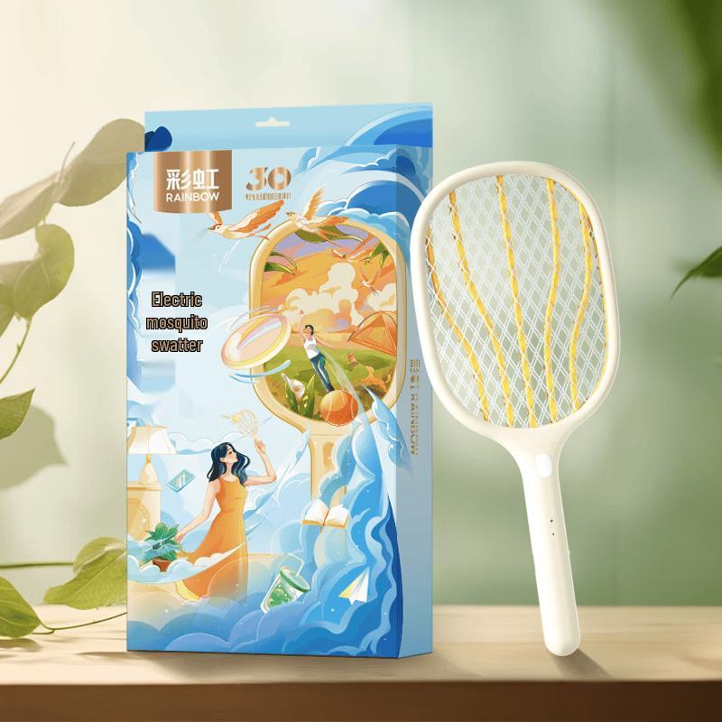 Rainbow T6108 Rechargeable Electric Mosquito Swatter