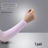 Women's Breathable Plus Size UV Protection Ice Silk Arm Sleeves for Summer Driving & Cycling