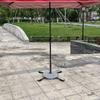 Four-Leg Base Umbrella Stand Metal Four-Leg Umbrella Base Outdoor Gear Compact Home Accessory Portable