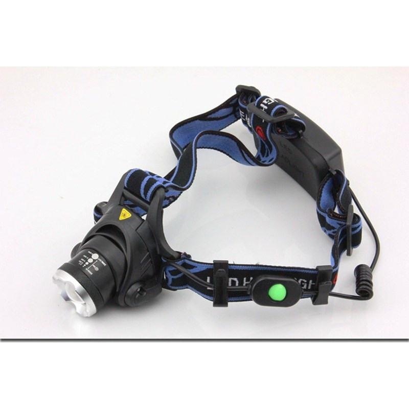 

Заряжаемый водонепроницаемый светодиодный налобный фонарь с телеобъективом 10000LM Bead T6 Zoomable Camping Fishing Led Headlight 3 Modes Flashlight T6 without battery