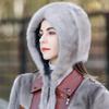 Imitation Mink Hat Women's Winter Fashion Warm Ear Protection Top Hat Middle-aged and Elderly Fur Snow Mongolian Hat