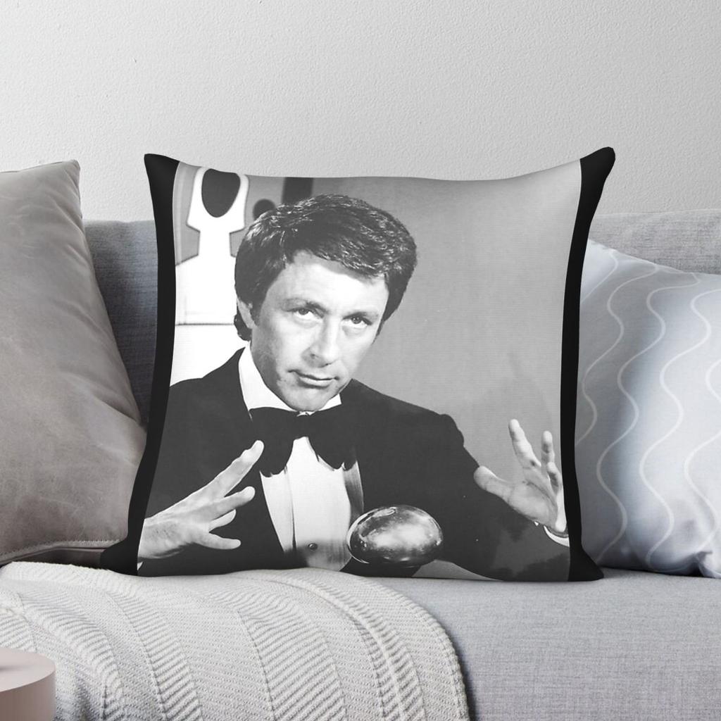 Bill Bixby Art Square Pillowcase Polyester Linen Velvet Printed Zip Decor Pillow Case Sofa Cushion Cover