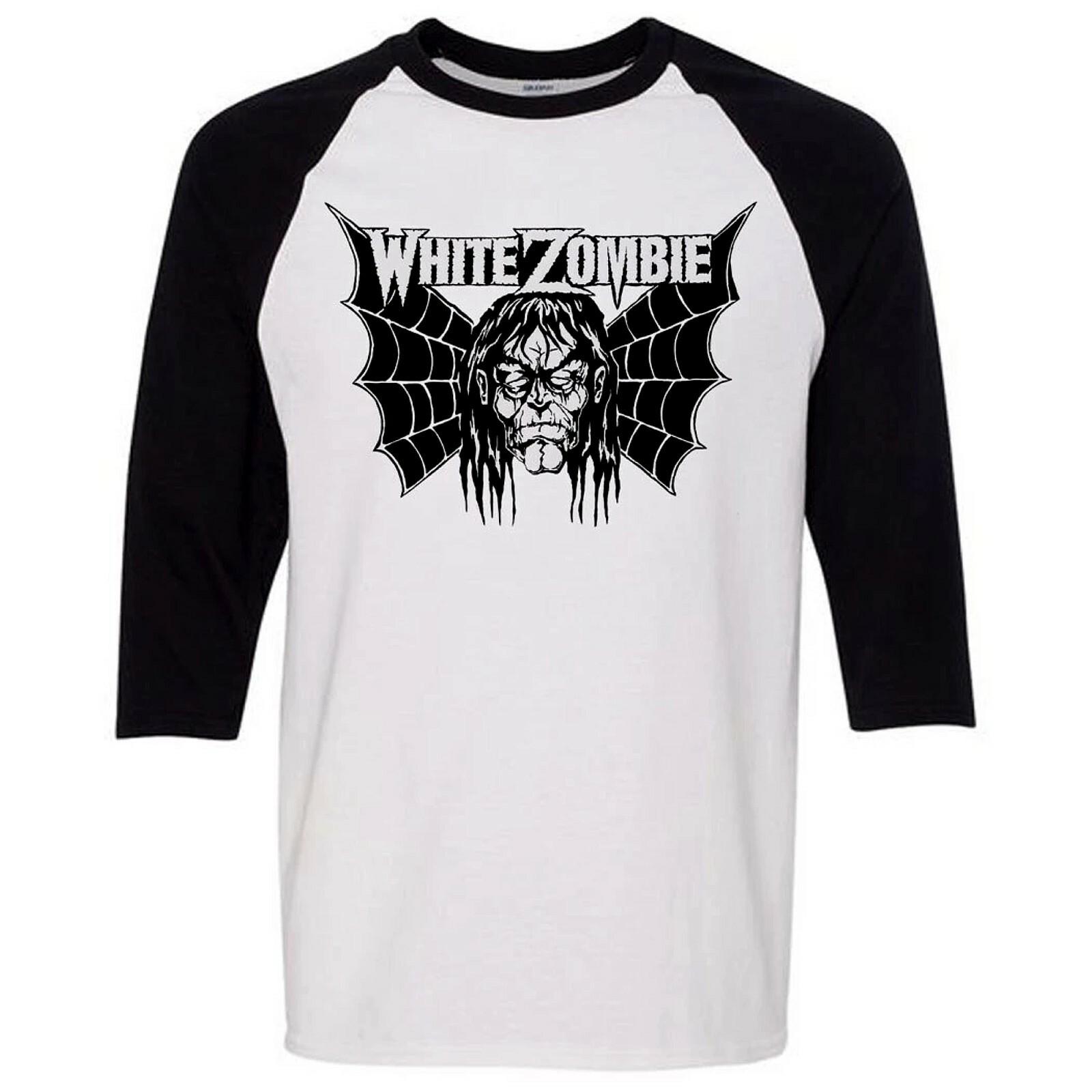 WHITE ZOMBIE cd lgo BAT FACE SPIDER WINGS Official RAGLAN SHIRT XL New astro XXXXL
