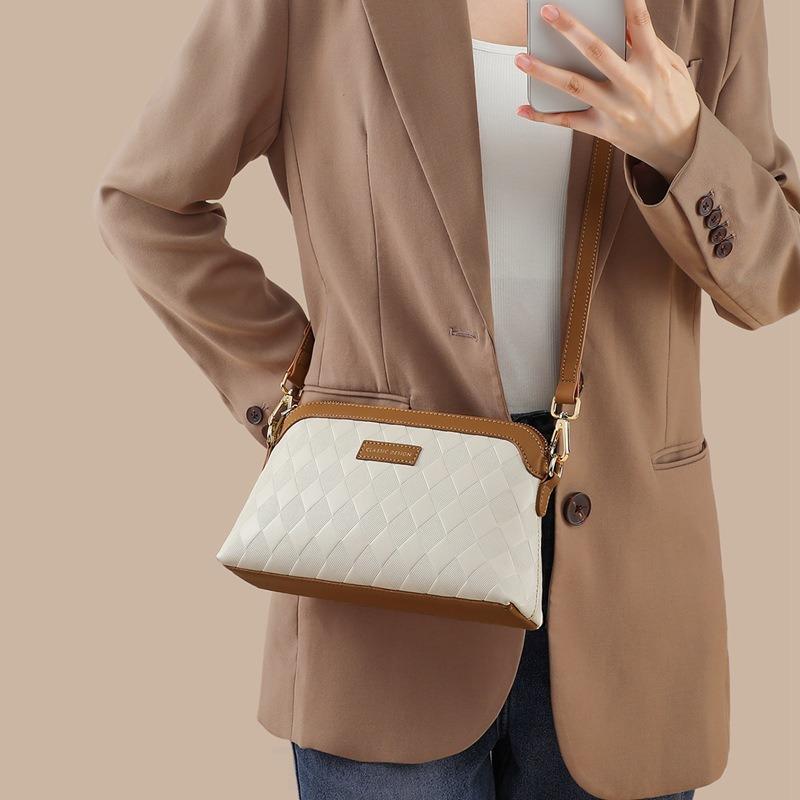 Bag women's autumn and winter new messenger bag leather women's bag exquisite small bag mother bag shoulder bag luggage