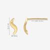 ESTELLE [Official] Women's Earrings, 10K Yellow Gold, 0202-3259-0019-0000