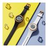 GOLDEN HOUR Waterproof Sports Women's Digital Chronograph Silicone Strap Watch, Rose Gold/Starlight/Milk White. , Moda
