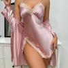 European & American Sling Nightdress - Sexy, Erotic, and Comfortable Women's Pajamas and Robe