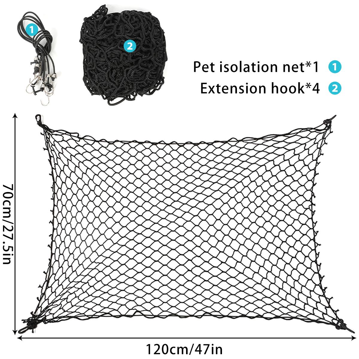 

Ограждение для багажника автомобиля Сетка для защиты от столкновений с домашними животными Изоляционная сетка для домашних животных