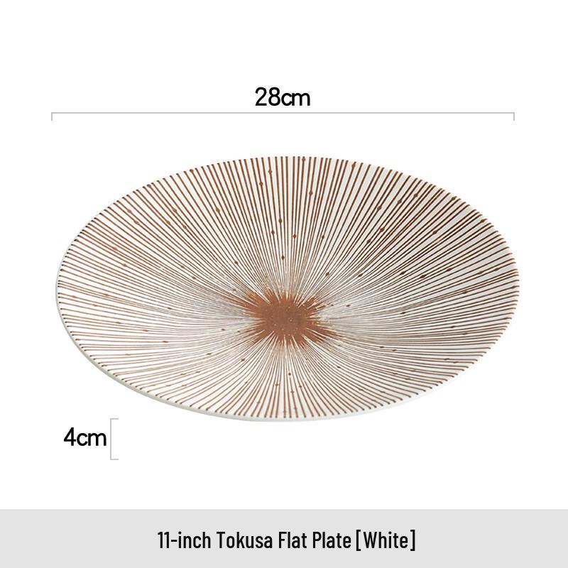 Japanese Retro Ceramic Dinner Plate