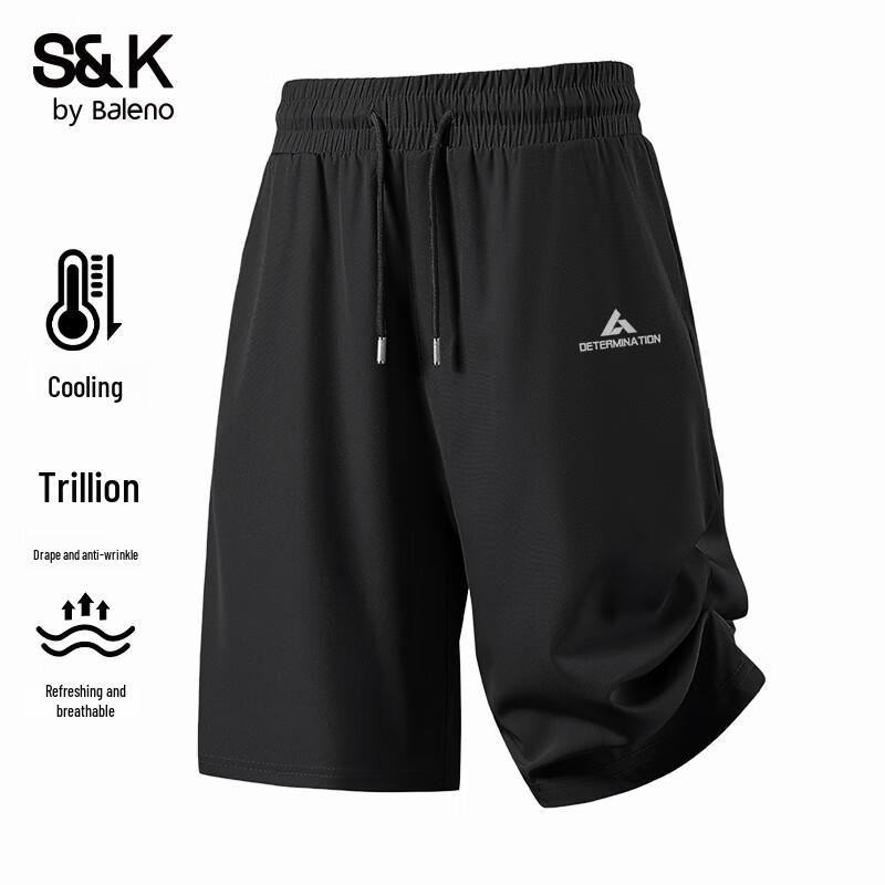 

Baleno Men s S&K Ice Silk Casual Shorts M