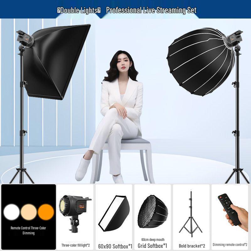 Professional Deep Throw Softbox Light for Photography & Live Streaming
