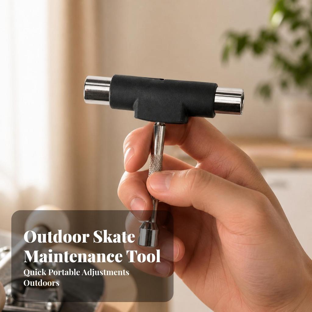 Skateboard T Tool Universal with Hex Key Long-Lasting