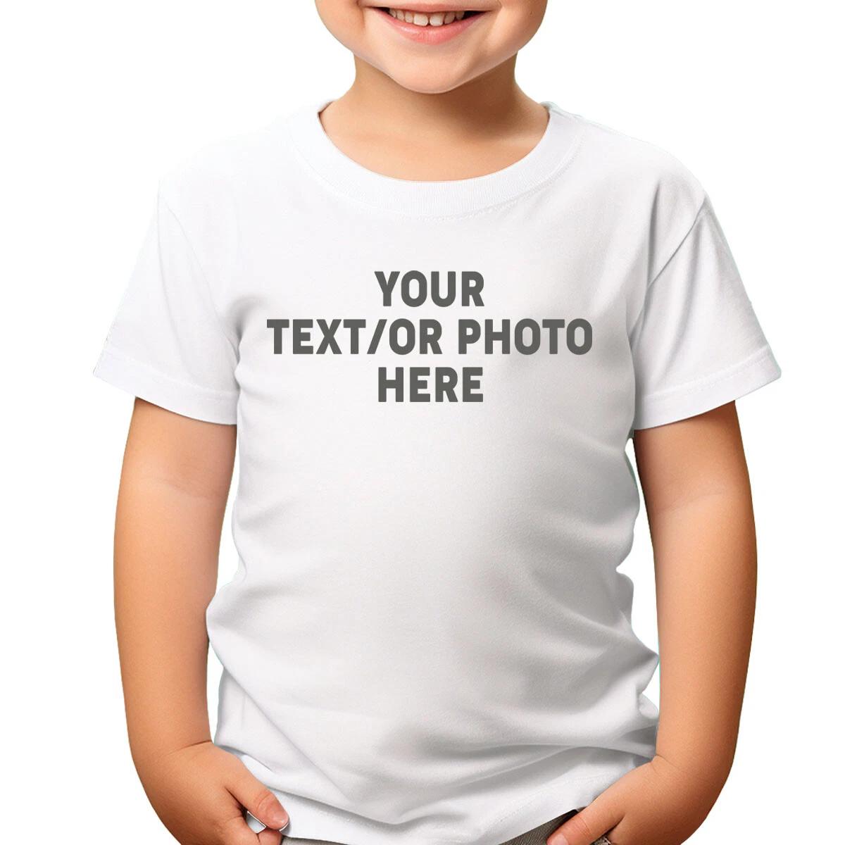 

Custom Text Or Photo T-Shirt Perfect For Personalized Gifts & Occasions #TA-195 160