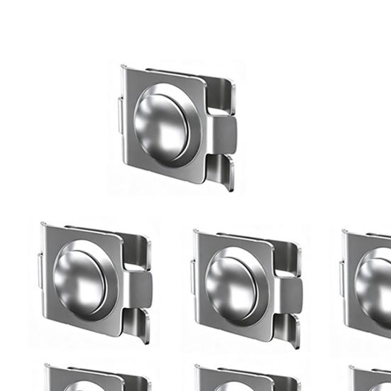 10Pcs Double Rod Fence Connectors Stainless Steel Fence Longitudinal Corner Connectors Wire Panel Connector Clamps for Fences Animal Enclosures