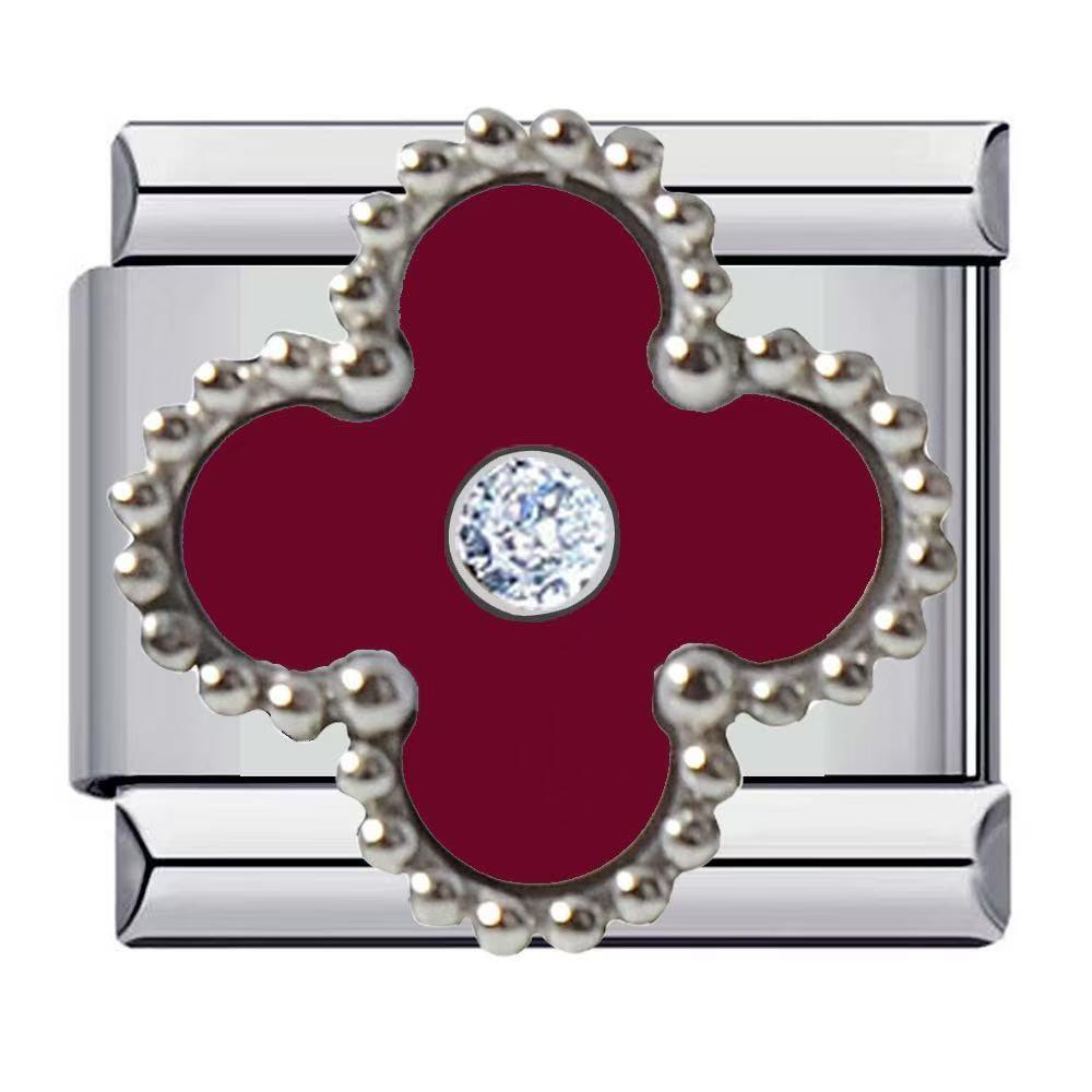 Модульный итальянский браслет из нержавеющей стали - Ручная работа, титановое украшение