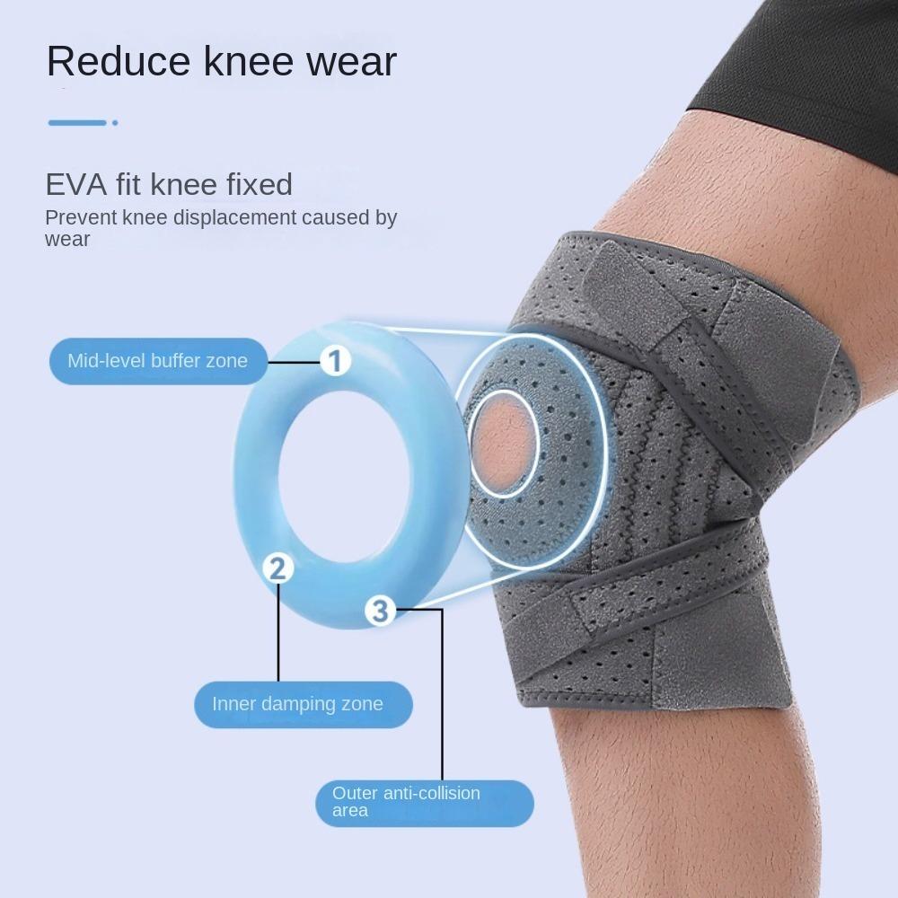 Verstellbare Kinder Knieschoner Knieunterstützung Sport Kniebandage Patella Schutzband Tennis