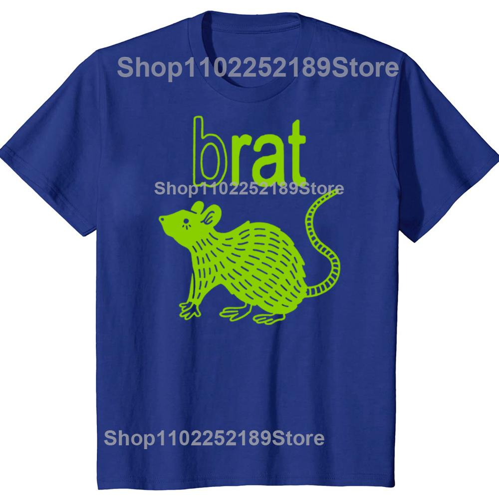 Funny Brat B Rats Lover Graphic T-shirts Men Women's Fashion Casual Tshirt 100% Cotton Loose Oversized T Shirt
